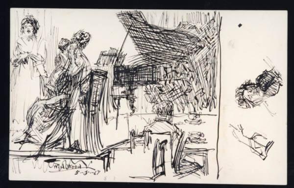 Untitled (woman singing at piano)
