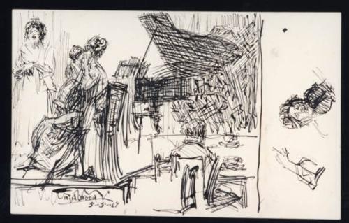 Untitled (woman singing at piano)