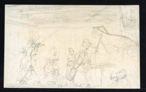 Untitled (page of sketches)