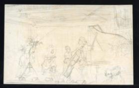 Untitled (page of sketches)