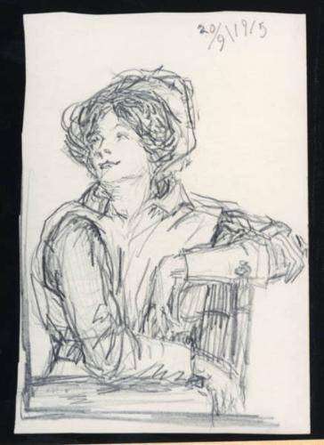 Untitled (seated woman)