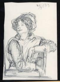 Untitled (seated woman)