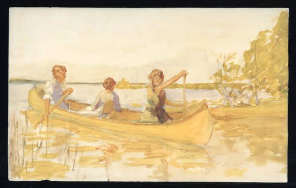 Untitled (women in canoe)
