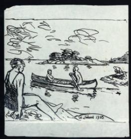Untitled (tandem canoe)