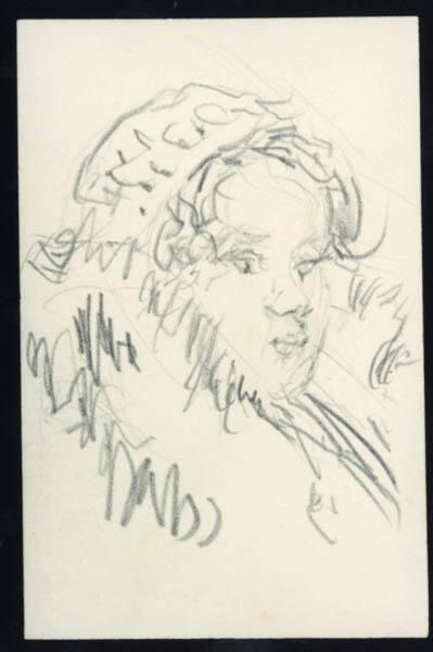 Untitled (sketch of a girl)