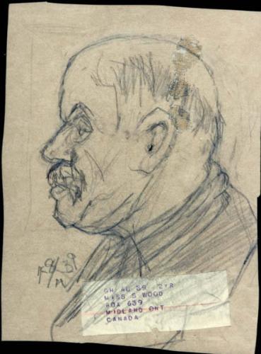 Untitled (profile of a man)