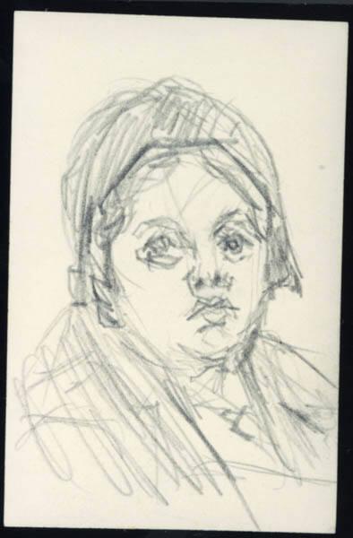 Untitled (sketch of a woman)