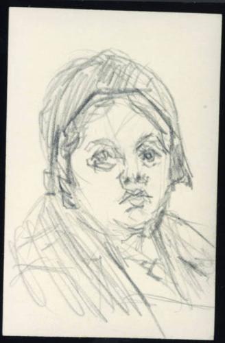 Untitled (sketch of a woman)