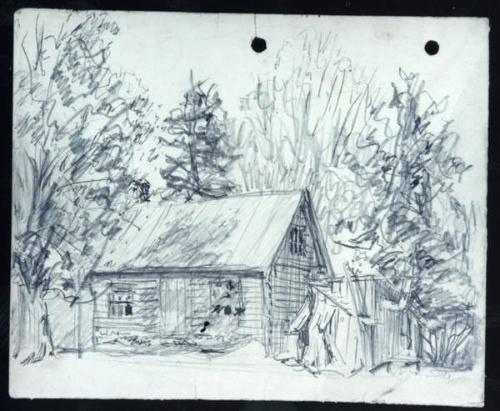 Untitled (wood house)