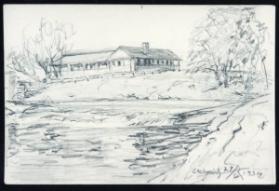 Untitled (home with pond)