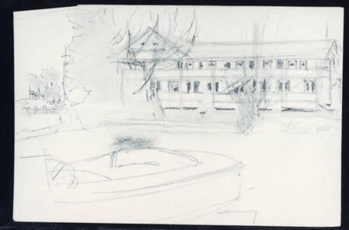 Untitled (building with boat)