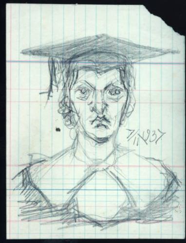 Untitled (portrait of a graduate)