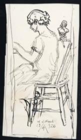 Untitled (seated woman)