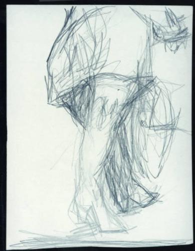 Untitled (study of a woman's legs)