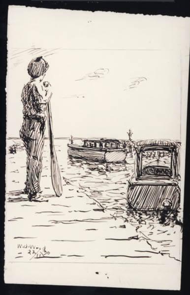 Untitled (figure on a dock)