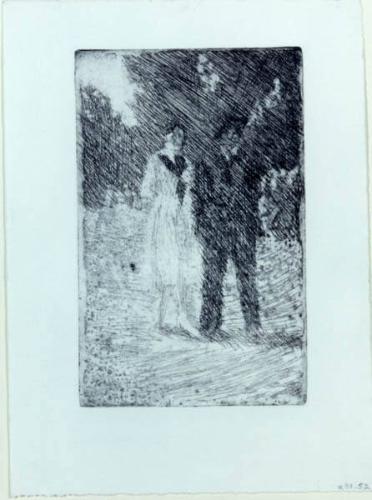 Standing Man and Woman