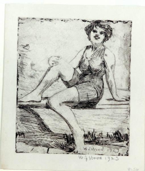Woman Seated on a Boat