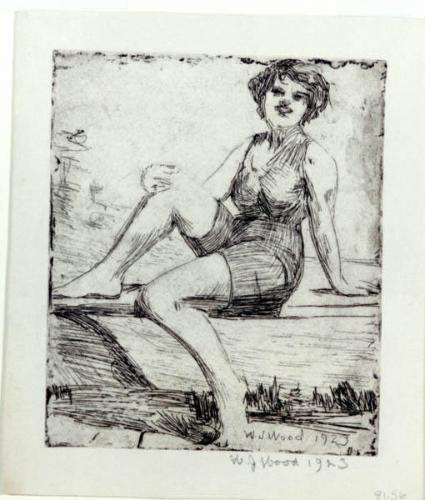 Woman Seated on a Boat