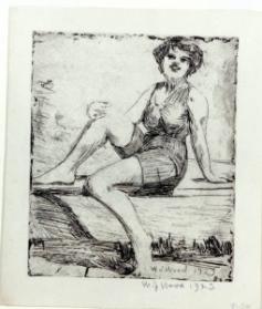 Woman Seated on a Boat