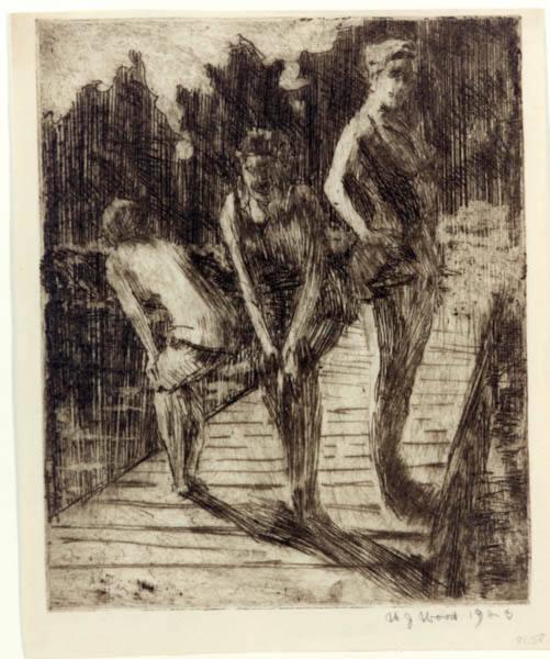 Women on a Dock