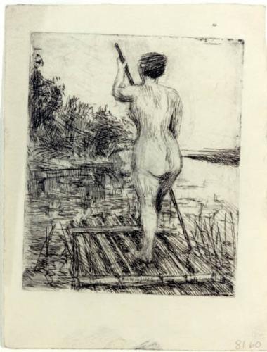 Woman on a Raft