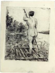 Woman on a Raft