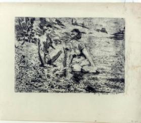 Man and Woman Seated