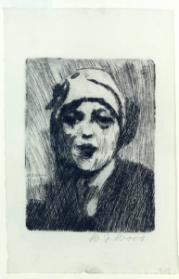 Portrait of Woman Wearing Hat