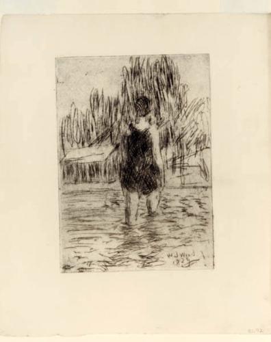 Woman Wading