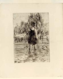Woman Wading