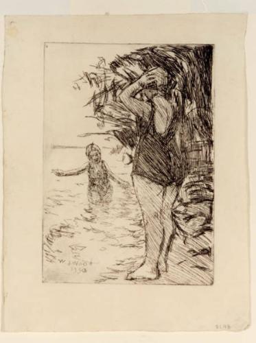 Women and Child at the Beach