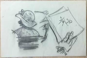 Untitled (page of studies)
