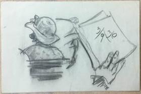 Untitled (page of studies)