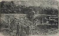 Three Figures in a Landscape
