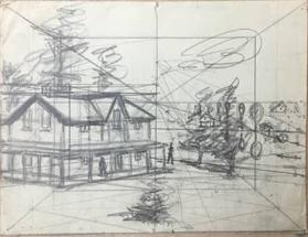 Untitled (study of house)