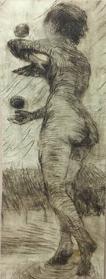 Untitled (woman juggling)