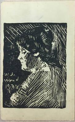Untitled (woman's profile)