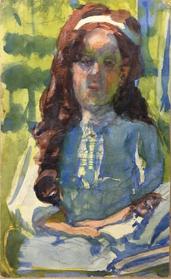 Untitled (seated girl)