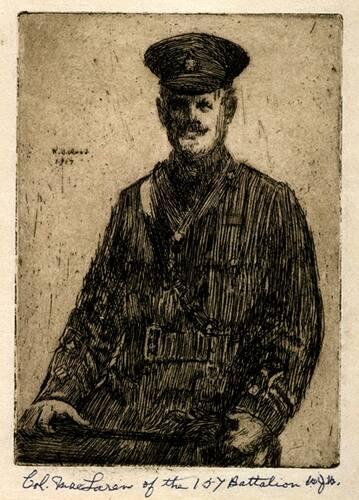 Portrait of Colonel MacLaren of the 157th Battalion