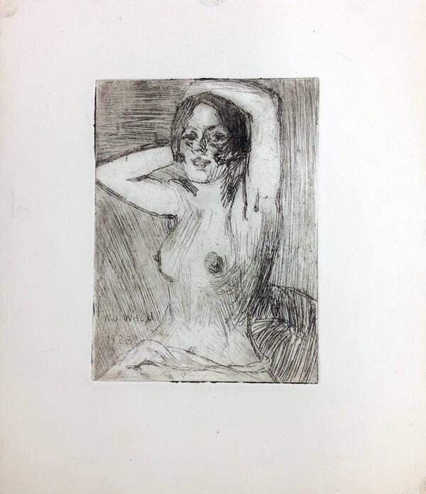 Seated Female Nude