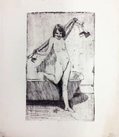 Nude Female at Bath